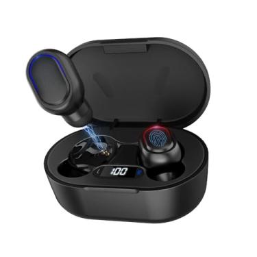 Imagem de Fone de Ouvido Sem Fio Aut114n Preto Bluetooth 5.3 Design Intra-Auricular Controle de Toque Estojo de CarregamentoCompatível com Dispositivos Bluetooth MPOWER