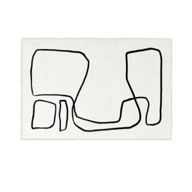 Imagem de Tapete decorativo leve para sala de estar, material de lã, tapetes de grande área, cabeceira de quarto, 6,80x120cm(31,4x47 pol.)