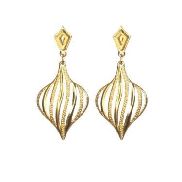 Imagem de Brinco Gota Dourado - Banhado em Ouro 18k