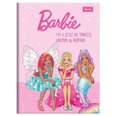Imagem de Caderno Brochura 1/4 Barbie Dream C/96 Fls - Foroni