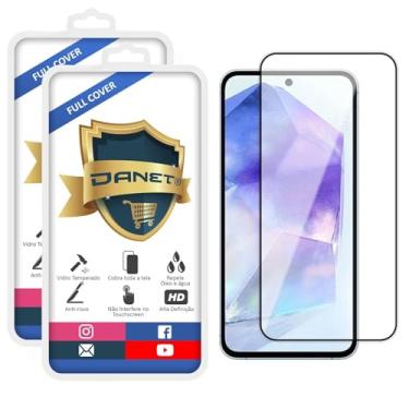 Imagem de Kit 2x Pel�cula De Vidro Temperado Para Samsung Galaxy A55 Tela de 6.6 Filme 3d Full Co...