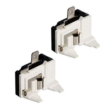 Imagem de Aopin Protetor térmico de sobrecarga para geladeira, 1/6 HP (125 W), protetor térmico de sobrecarga, freezer portátil, refrigerador de bebidas, vinho e cerveja, 2 peças