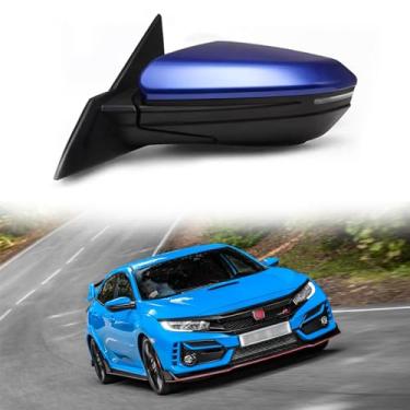 Imagem de Conjunto de espelho retrovisor lateral do motorista adequado para HONDA CIVIC 10º 2016 2017 2018 2019 2020 HONDA CIVIC 10º acessórios de espelho retrovisor de substituição para ajuste de lente
