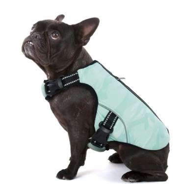 Imagem de IECOii Colete refrescante para cães grandes, colete refrescante de verão para clima quente, jaqueta de resfriamento evaporativo para cães com malha respirável, camiseta térmica grande para cães