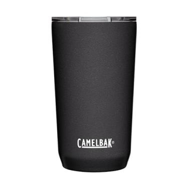 Imagem de Camelbak, Copo Térmico Thumbler, 500 mL, Aço Inoxidável, Tampa De Três Modos, Base Silicone Antiderrapante, Parede Dupla, Moderno, Térmico, Ergonômico, Sem Vazamentoss E Respingos, Preto