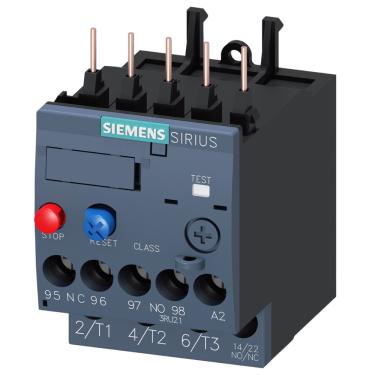 Imagem de Rele Bimetálico 3RU2116 – Siemens 0,11-0,16A 3RU2116-0AB0