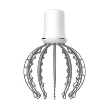 Imagem de Massageador Para Cabeça Couro Cabeludo Polvo Elétrico Portátil USB Alívio De Dor