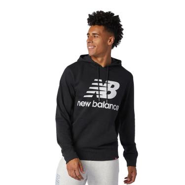 Imagem de Moletom New Balance Masculino Hoodie Essentials Logo Preto-Masculino