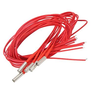 Imagem de Cartucho aquecedor, bloco de aquecimento de algodão, termistor de fio de cartucho cerâmico para impressora 3D com fita resistente ao calor (1M)