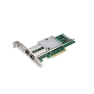 Imagem de Placa de rede PCI-E NIC de 10 GB, com controlador Ethernet Intel 82599ES, porta dupla SFP+, compare com Intel X520-DA2/E10G42BTDA, adaptador Ethernet PCI-Express compatível com Windows Server, Linux,