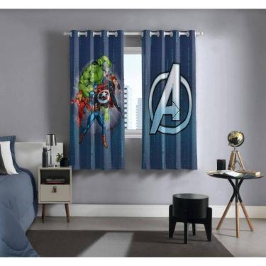 Imagem de Cortina Corta Luz 2,60 X 1,70 Avengers Bella Janela