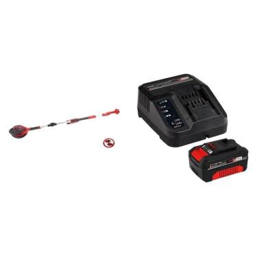 Imagem de Lixadeira de Paredes À Bateria Te-dw 18/225 Li-solo e 1 Kit Carregador Bivolt com Bateria 18v 4,0ah Vermelho/Preto