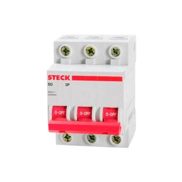 Imagem de Chave Seccionadora Stecker 3P 100A 400V 60HZ DIN SDCE63100 - Steck