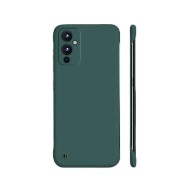 Imagem de Capa ultrafina sem moldura para PC para Oneplus 11 10 9 8 7 Pro 10T 5G 9R 8T 8 Ace Pro capa de telefone rígida colorida fosca, verde escuro, para OnePlus 10 Pro