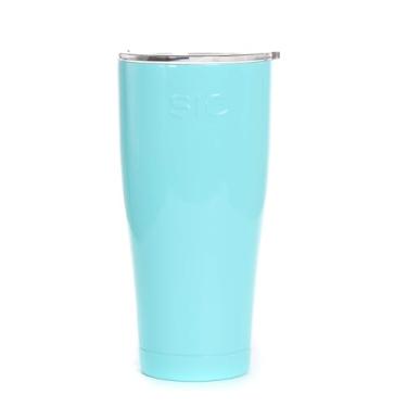 Imagem de Seriously Ice Cold SIC Caneca de viagem de aço inoxidável 18/8 isolada a vácuo de parede dupla | Revestimento a pó com tampa livre de BPA | Café, chá, vinho e coquetéis