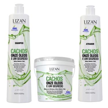 Imagem de Kit Shampoo+Condicionador+Mascara Onze Oleos e Um Segredo Cachos - Liz