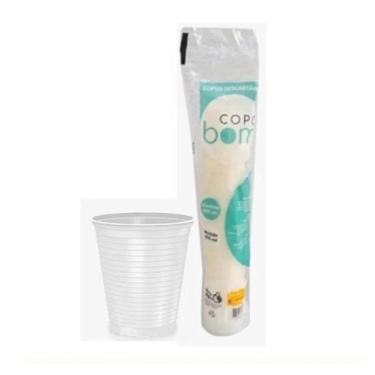 Imagem de Copo Descartavel Copobom 200ml Transparente 100un