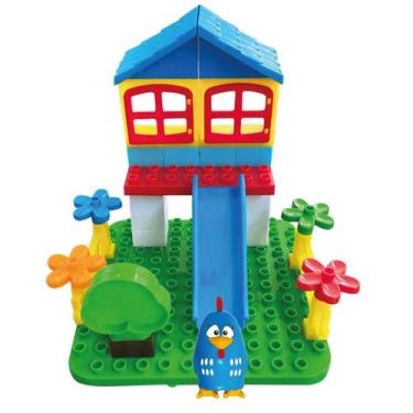 Imagem de Quintal Da Galinha Pintadinha Blocos De Montar C/ Boneco - Monte Líban