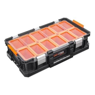 Imagem de Caixa Organizadora 15l De Ferramentas Acessórios 12x30x53cm - Dexter, 