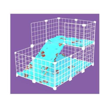 Imagem de Cercado Aramado Porquinho Da ÍNdia 2 Andares Fundo E Soft 60x90x60cm B