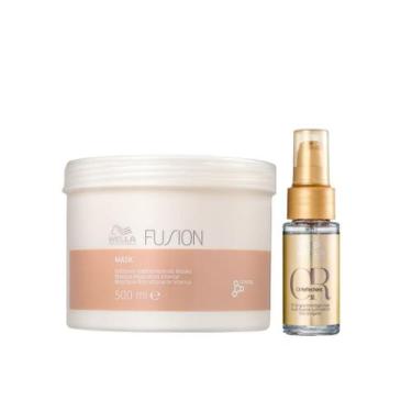 Imagem de Kit Fusion Máscara de 500ml e Oil Reflections 30ml - Wella - Wella Pro