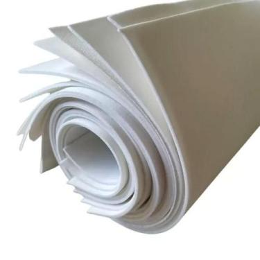Imagem de Kit EVA Branco mais Cola EVA / Isopor - 5 folhas 40cm x 48cm - DUBFLEX