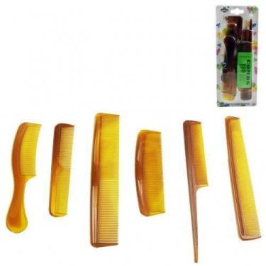 Imagem de Kit Pente De Cabelo 6 Peças Nipo