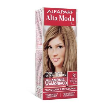 Imagem de Alta Moda Alfaparf Tonalizante 81 Louro Claro Acinzentado 120g