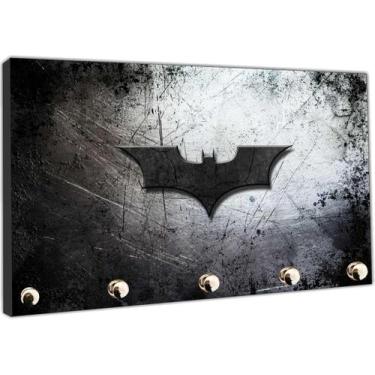 Imagem de Porta Chave Batman Super Heróis Organizador Chaveiros - Vital Quadros