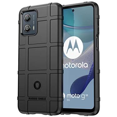 Imagem de Monwutong Capa de telefone de ajuste fino para Motorola Moto G53, capa protetora robusta com grau militar à prova de choque, testada contra quedas e capa de proteção de lente de câmera para Moto G53,