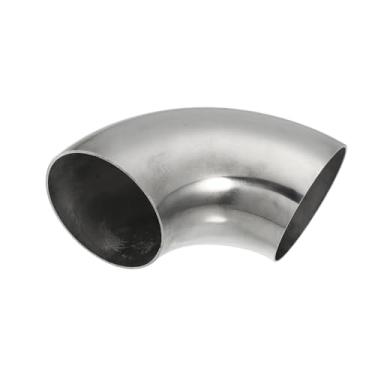 Imagem de Motoforti 1 peça OD 2,75 polegadas 90 graus 1,5 mm espessura mandril curva cotovelo SS304 tubo de curva de aço inoxidável tubo de cotovelo de escape para carro modificado sistema de exaustão de longa