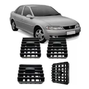 Imagem de Difusor Ar Kit 4 Vectra 1997 A 2005 Lateral Central Grafite - 5259374