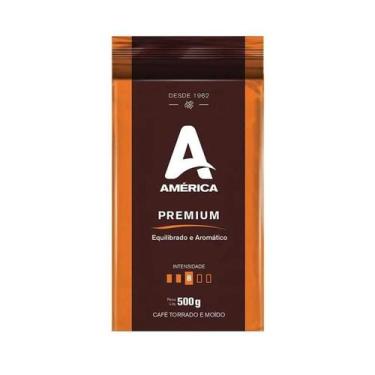 Imagem de CAFÉ TORRADO E MOÍDO VÁCUO AMÉRICA PREMIUM 500g
