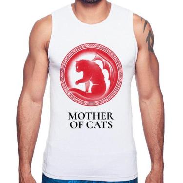 Imagem de Regata Mother of Cats - Foca na Moda, Branco, M