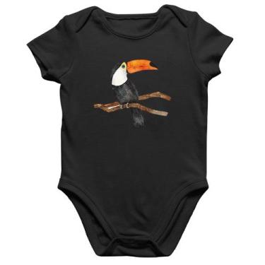 Imagem de Body Bebê Algodão Tucano - Foca na Moda, Preto, M