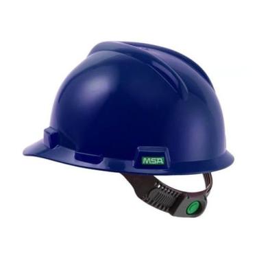 Imagem de Capacete De Segurança V-Gard Push Key Completo Azul Royal CA 498 EPI -