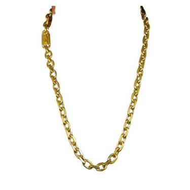 Imagem de Cordão Corrente Cadeado Quina 12mm moedas antigas - A.R Variedades MT