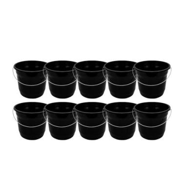 Imagem de Kit 10 Baldes De Limpeza Para Limpeza Lavar Roupas - CasaBebeDecor