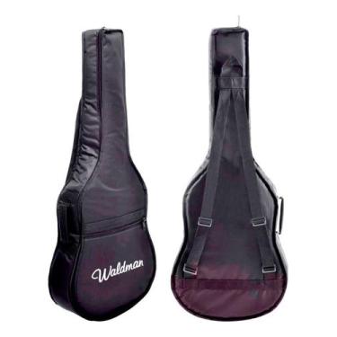 Imagem de Capa Bag Almofadada Para Violão Waldman Com Alças E Bolso