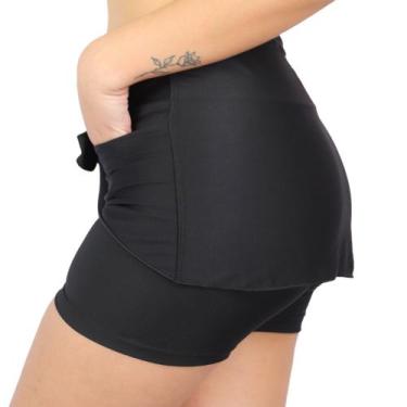 Imagem de Tampa bumbum de amarrar tam único sobre legging - SWG, Preto, U