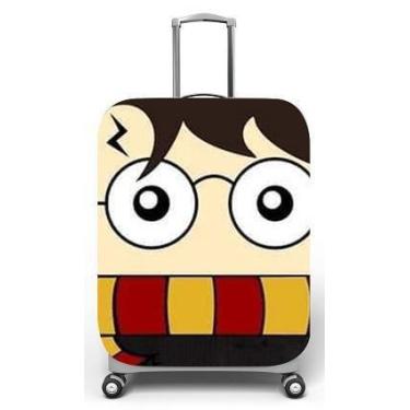 Imagem de Capa para mala de viagem M, medidas max C40x A59 x P27cm Estampa Harry