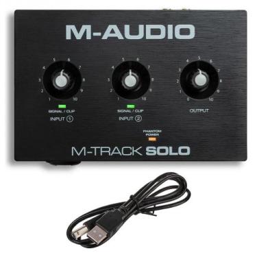 Imagem de Interface M Audio MTRACK SOLO 2 Canais USB M TRACK