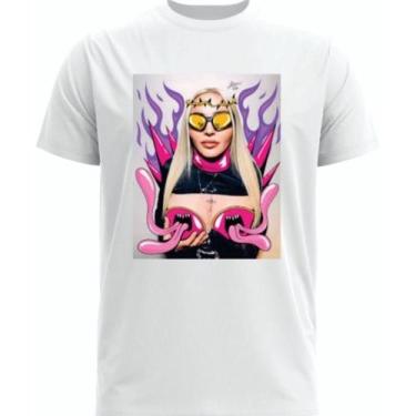 Imagem de Camiseta Cantora Madonna Turnê Brasil Camisa Unissex - SEMPRENALUTA, B