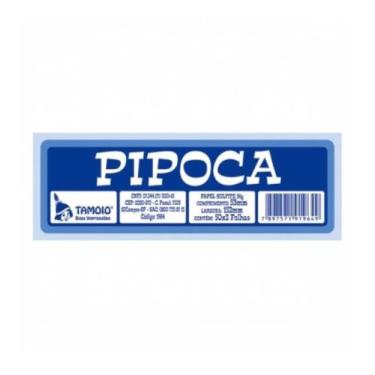 Imagem de Bloco Fichas para Pipoca com 50 folhas Tamoio