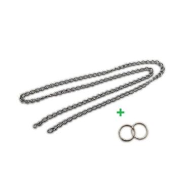 Imagem de Corrente + argola para janela basculante de vidro temperado blindex - 