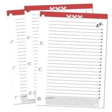 Imagem de Refil Para Fichário Universitário Mickey 96 Folhas - Dac