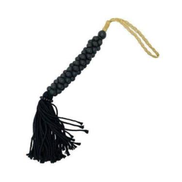 Imagem de Colar de Mesa Decorativo Preto Bege Alta Decoração Luxo - LUXdécor