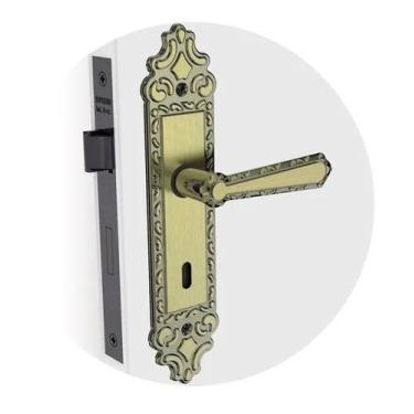 Imagem de Fechadura interna colonial veneza alavanca 40x53mm ref 03012.0731.34 s