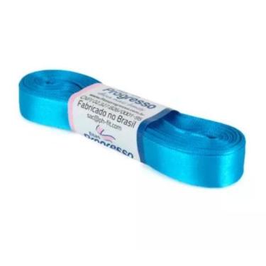 Imagem de Fita de Cetim Progresso 15mm nº3 - 10m Cor 213 Azul Turquesa - 01 unid