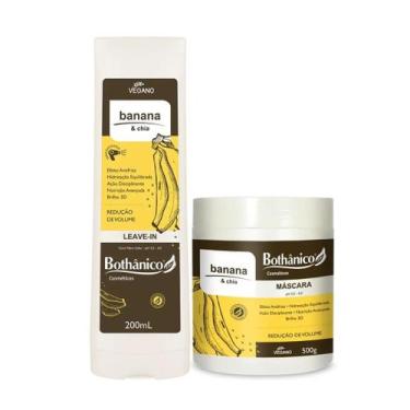 Imagem de Kit Banana e Chia Bothânico Máscara 500g e Leave In Térmico